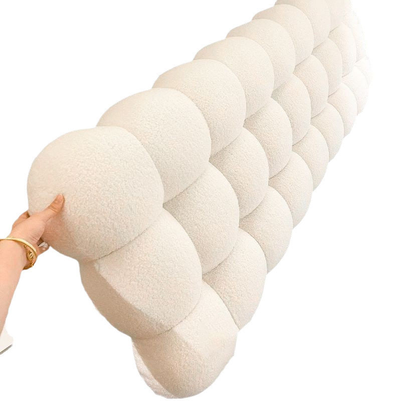 奶油床头靠垫榻榻米床上靠枕通用床头软靠垫加厚床头罩套护腰防撞,淘宝优惠券,粉丝福利购,淘宝优惠卷