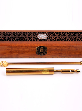 风水探测棒罗盘专业黄铜寻龙尺