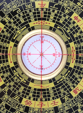 高精度罗盘仪通胜纯铜指南针专业