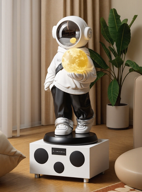 轻奢高级感太空人宇航员落地摆件