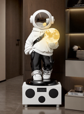 轻奢创意宇航员太空人落地摆件