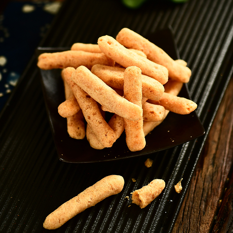 九月来食 真的有鱼肉的鱼酥条鲜香味十足酥脆到尖叫根本停不下来