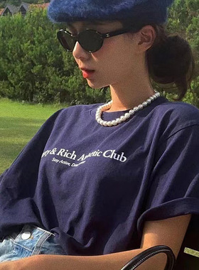 法式珍珠项链可叠戴锁骨链