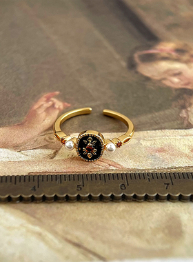 随视觉复古vintage戒指食指戒