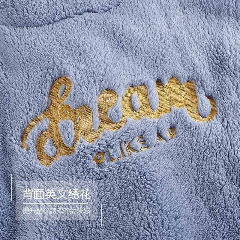 猫人珊瑚绒情侣睡衣秋冬季加厚保暖加绒男女家居服法兰绒套装,淘宝优惠券,粉丝福利购,淘宝优惠卷