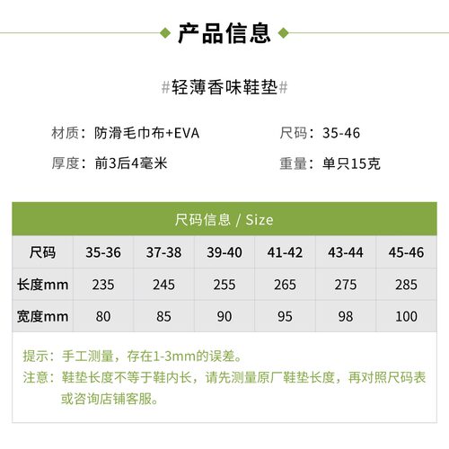 夏季超薄透气鞋垫香味3mm男女吸汗抗菌防臭运动跑步防滑减震舒适 - 图0
