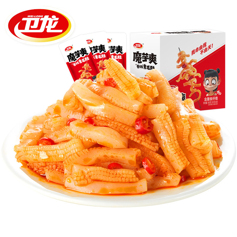 【卫龙旗舰店_魔芋爽360g】素毛肚 卫龙食品豆腐干