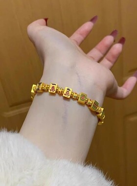 十三幺国风麻将手链轻奢情定三生情人节送女友闺蜜生日礼物