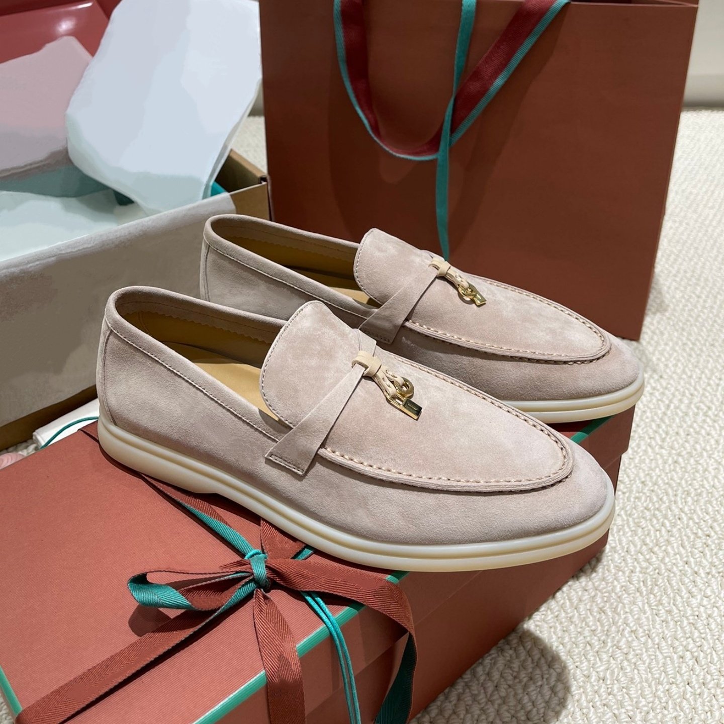 超软~老钱风lp乐福鞋女休闲平底英伦流苏扣真皮懒人一脚蹬单鞋,淘宝优惠券,粉丝福利购,淘宝优惠卷