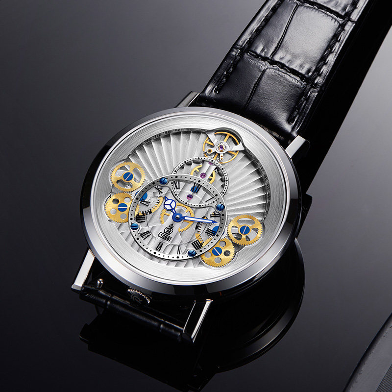 瑞夫泰格/ rt欧美风潮流镂空石英表 瑞夫泰格昱琪国产腕表