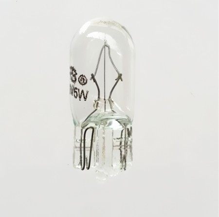 T10小插泡12V24V1.7W3W5W仪表灯泡 扁插泡示宽灯 - 图1