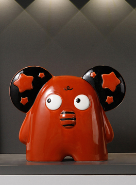 美欧式多巴胺艺术新年轻奢电视柜装饰品客厅入户玄关摆件乔迁新居