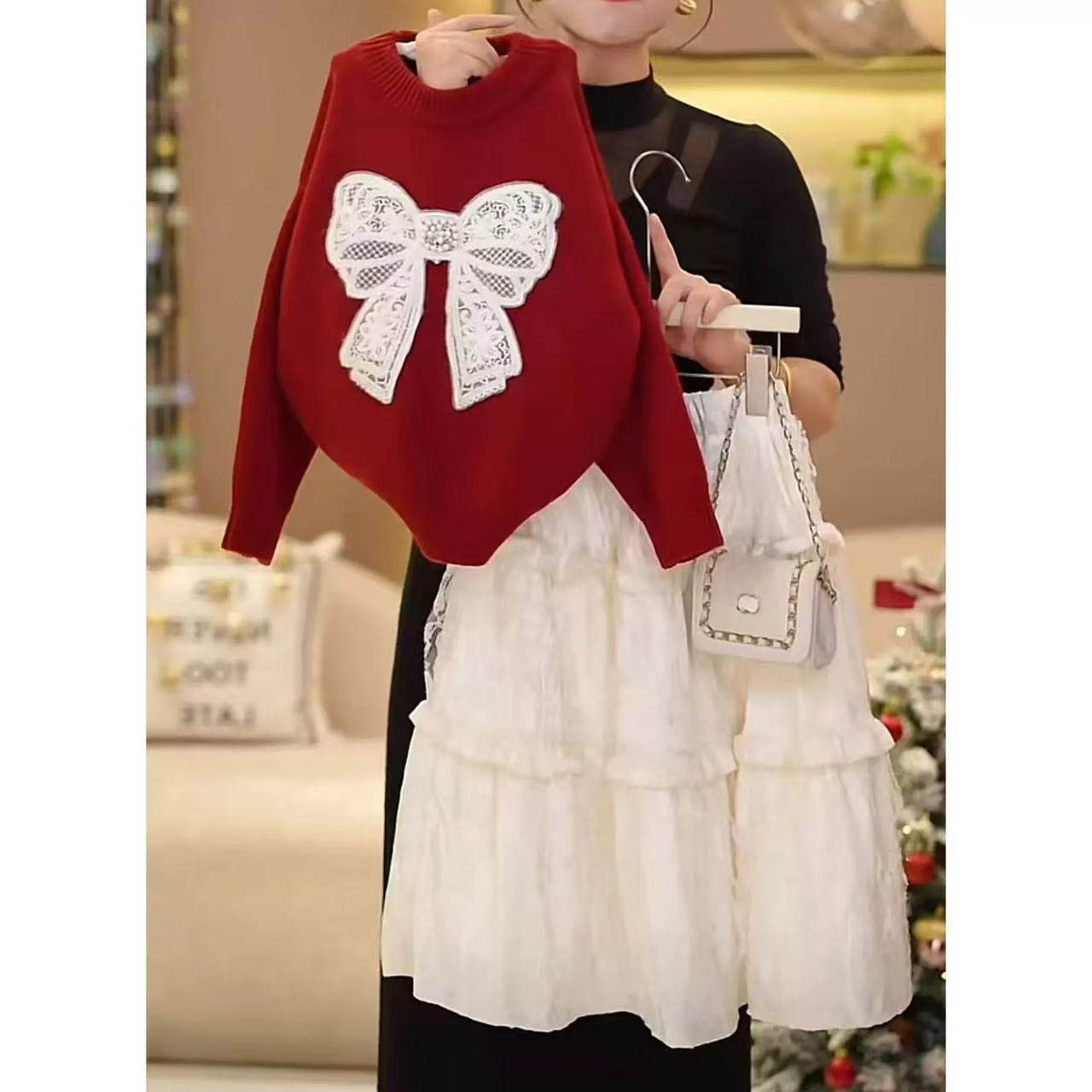 女童丝绒蛋糕裙子秋冬新款儿童高级感半身裙冬装女孩加厚白色长裙,淘宝优惠券,粉丝福利购,淘宝优惠卷