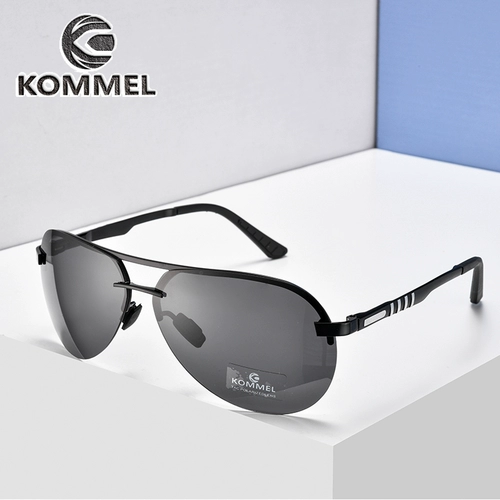 Коммель Поляризатор Солнцезащитные очки мужской водитель зеркальные солнцезащитные очки бокалы мужское прилив привод посвященный зеркало ультрафиолетовые лучи.