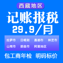 Tibets Lhasa Lingzhi Chang all corporate agents account for tax reporting tax generation to make account 0 zero-zero declaration accounting service