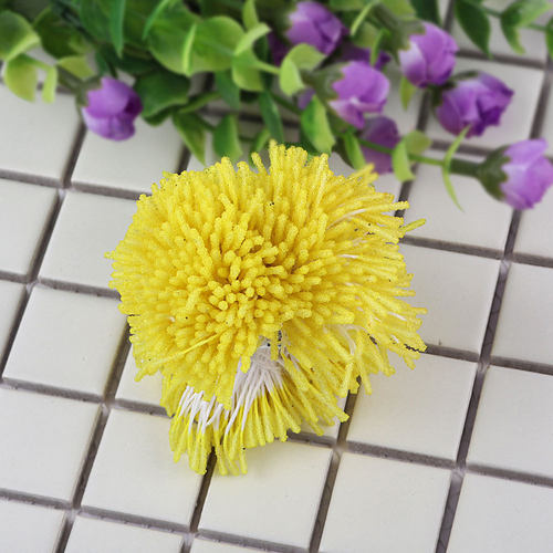 玖阁家玻璃珠花蕊DIY仿真花花蕾花芯头饰配件手工假花花艺材料 - 图1