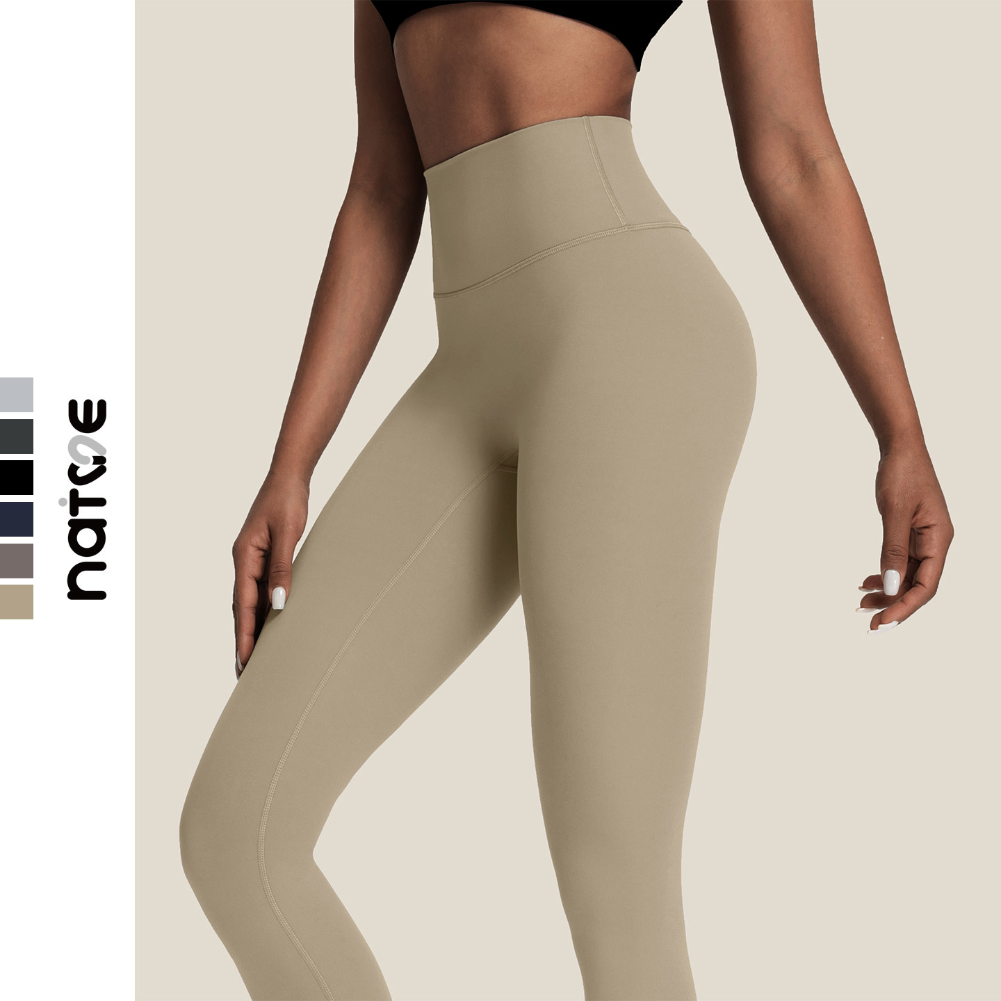 裸感贴肤尼龙66紧身收腹高腰弹力健身裤双6速干紧身弹力瑜伽长裤,淘宝优惠券,粉丝福利购,淘宝优惠卷