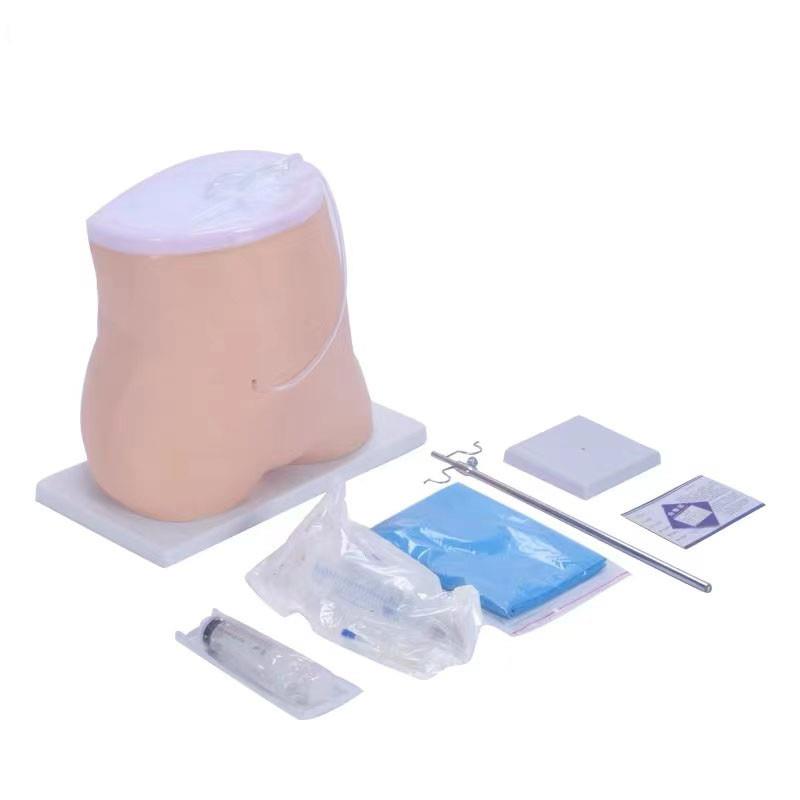 L64腹膜透析模型人造瘘口护理训练液体流出教学医V学培训假人模具 - 图0