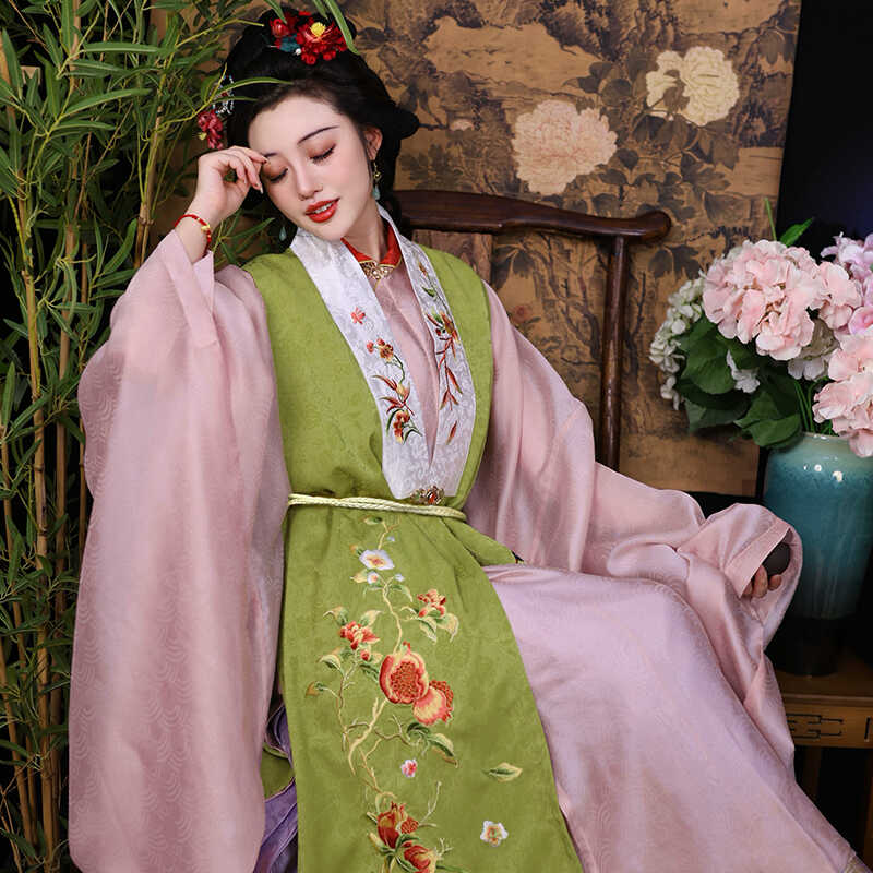 听月小筑【扬州慢】原创女春夏比甲晚明风明制马面裙国风改良汉服 - 图1