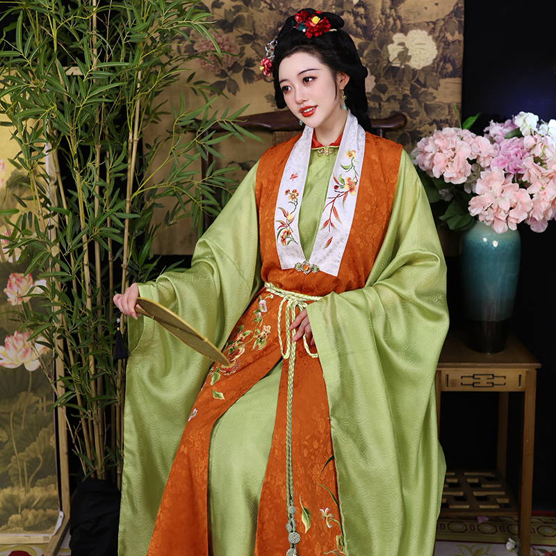 听月小筑【扬州慢】原创女春夏比甲晚明风明制马面裙国风改良汉服 - 图2