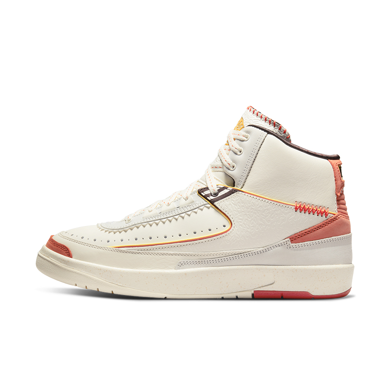 Nike Air Jordan 2 传承AJ2复古高帮休闲运动耐磨板鞋DO5254-180 - 图3