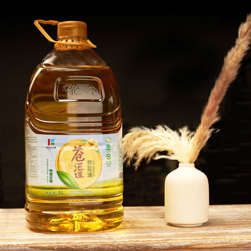 苍茫谣菜籽油芥花油非转基因纯正5L企标大桶少油烟物理压榨食用油 - 图0