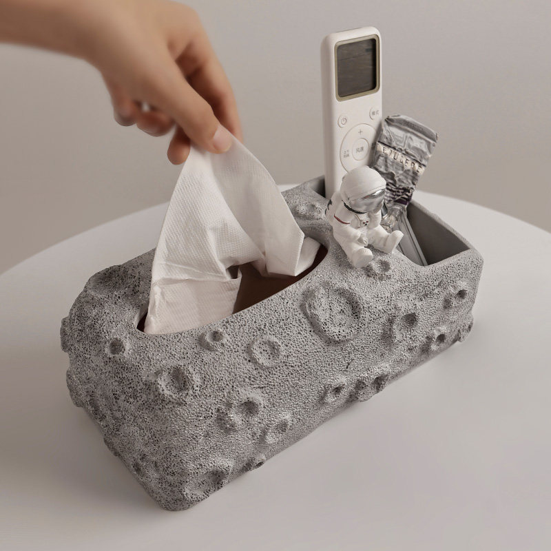 北欧宇航员收纳纸巾盒创意酒架摆件太空人手机支架客厅装饰品摆件,淘宝优惠券,粉丝福利购,淘宝优惠卷