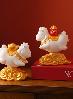 2026马上有钱摆件旋转摆件