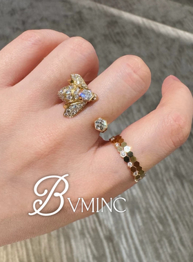 bvminc 蜜蜂开口戒指