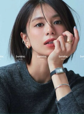 bvminc 日杂同款菱格纹宽版戒指