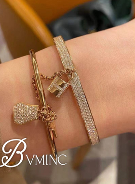 bvminc 钥匙锁头二合一开口手镯 一款两用可拆卸 养马人的快乐