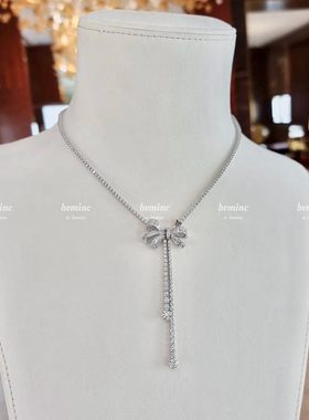 bvminc GF蝴蝶结流苏长项链