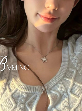 bvminc 闪钻星星 彗星 五角星项链 S925银