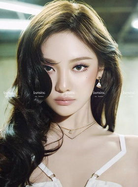 bvminc 日杂同款 新款扇形mini满钻项链 耳钉