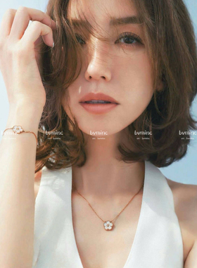 bvminc 日杂同款花朵项链 耳拍 手链