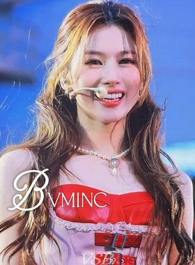 bvminc sana同款 立体土星水滴珍珠项链