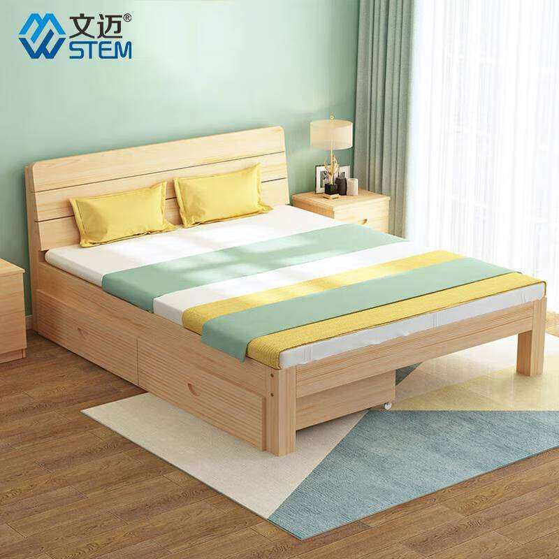 文迈单层床+床垫1350*1900mm/张 - 图3