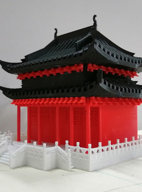 随创舍古建筑室内装饰微缩景观