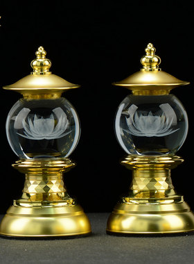 藏村水晶灯藏式客厅家用烛台摆件