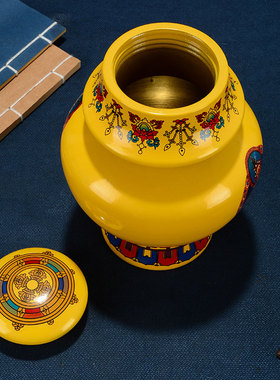 合金彩绘中式客厅摆件