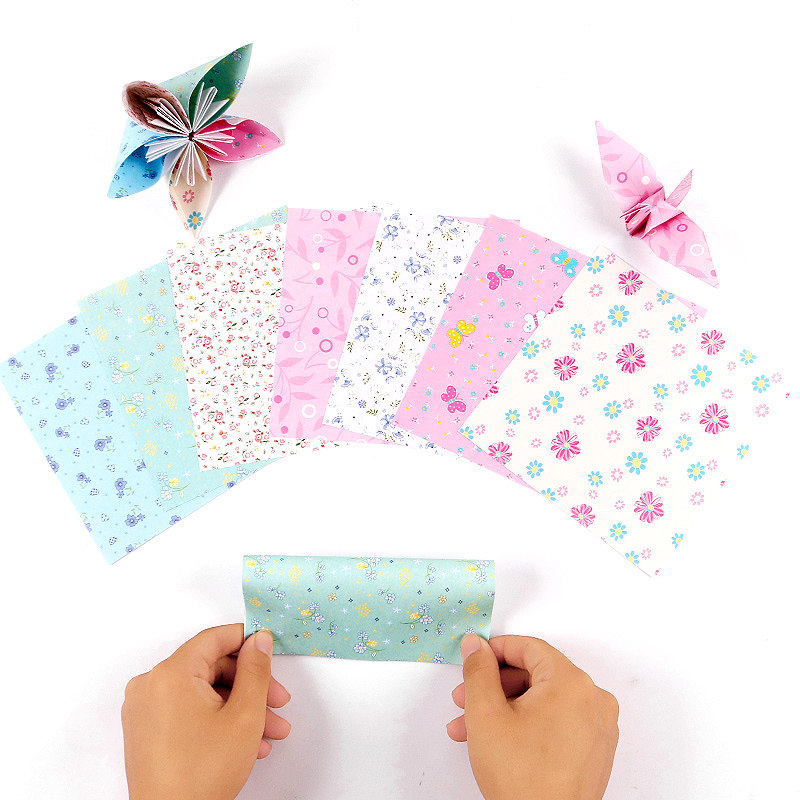 大角色折纸小花王手工折纸千纸鹤专用纸单面单色碎花款小清新儿童手工彩纸女孩多种颜色正方形手工纸图案印花,淘宝优惠券,粉丝福利购,淘宝优惠卷