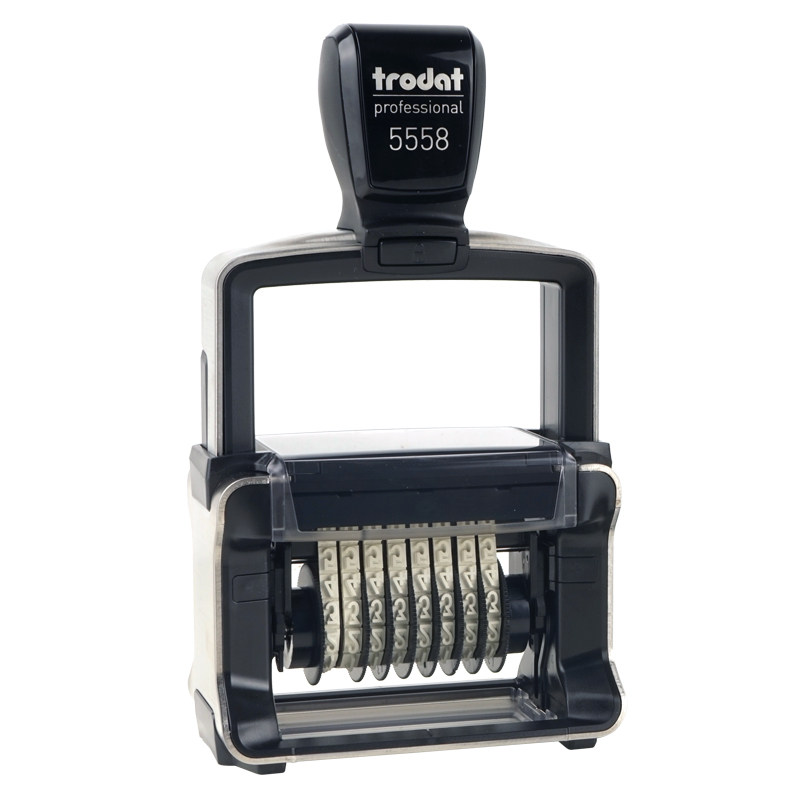 卓达回墨重型数字号码8位组合印章 卓达安利印成品印章/学生用印