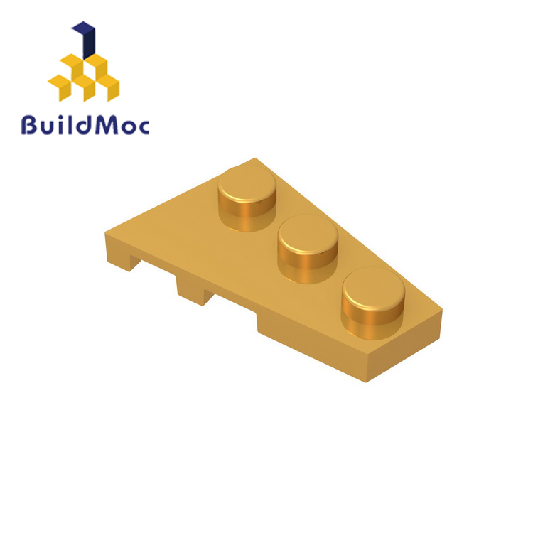 BuildMOC 43722 2x3楔形板(右) 小颗粒积木散件中国拼插零配件 - 图0