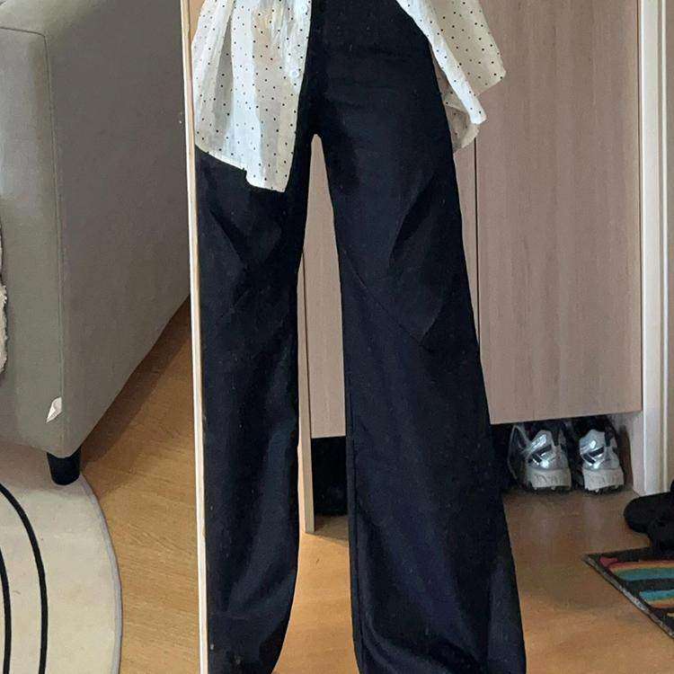 黑色阔腿西装裤女款夏裤子宽松bf慵懒风大码胖mm显瘦小个子休闲裤,淘宝优惠券,粉丝福利购,淘宝优惠卷