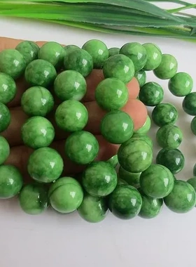 玉手链寒精品】宝石寒鉴定书赠送【手链手链玉石玉手饰6-16mm