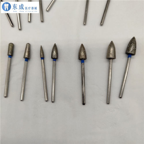牙科低速直机金刚砂磨头车针技工打磨工具齿科口腔材料 - 图2