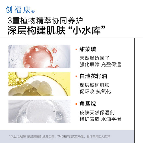 创福康活性胶原保湿涂抹式面膜睡眠舒缓滋润干性肌肤熬夜救急100g - 图1
