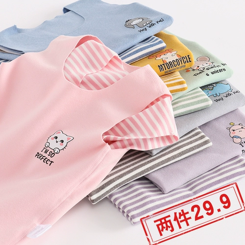 Детское удерживающее тепло нижнее белье, бандаж пупочный, осенний демисезонный детский жилет для мальчиков