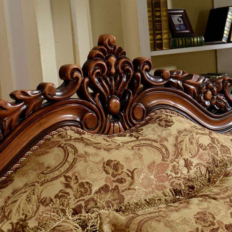 奢华欧式布艺沙发可拆洗123客厅整装组合美式三人实木别墅小户型