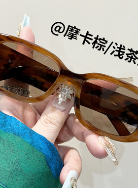 吉兰斯复古玳瑁色太阳镜